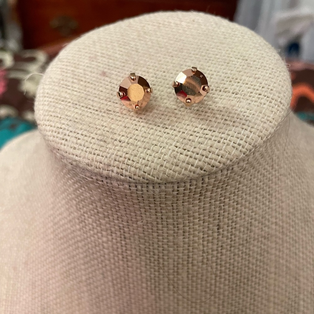 Rose gold Sabika studs